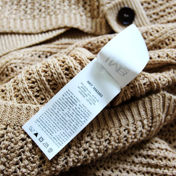 BNWT SS25 I'M BRIAN KNIT SHORT SLEEVE CARDIGAN S & L - Picture 10 of 13